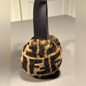 FENDI FF Zucca Print Earmuffs